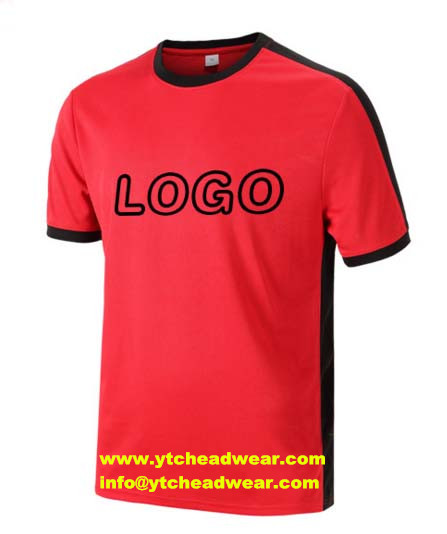 Round neck polyester sport T-shirts, t shirts