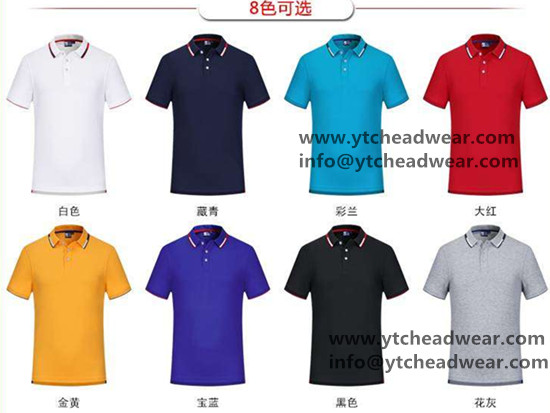 different color of polo shirts